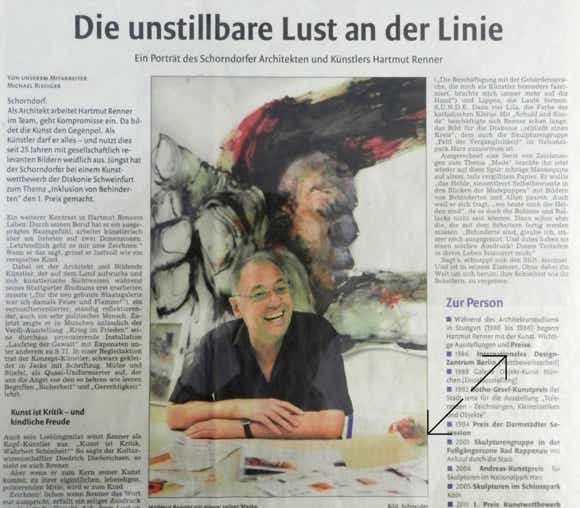 hartmut renner, die unstillbare lust an der linie, 2011