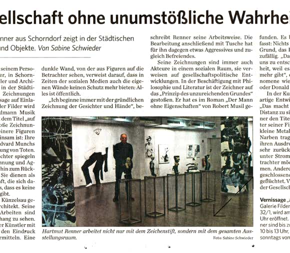 hartmut renner, auf distanz, 2017